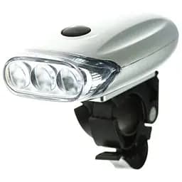 Передня велофара Good Bike PANCAKE 3 LED Metallic (94312M-IS)