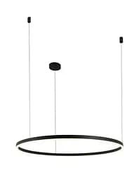Люстра led світильник кільця підвісна Levistella 918LP450-1 BK 800MM