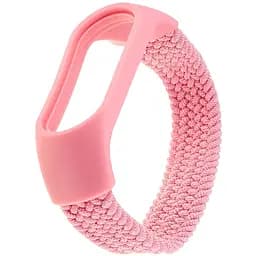 Ремешок Braided Buckle Solo Loop Mi Band 3/4/5/6/7 Розовый