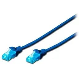 Патч-корд Digitus 1м, UTP, cat.5e, AWG 26/7, CCA, PVC, blue (DK-1512-010/B)