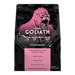 Гейнер Syntrax Goliath Protein Gainer, 5.44 кг - Полуниця
