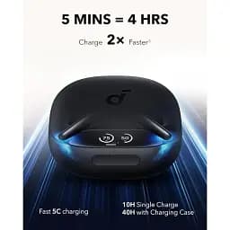 Bluetooth-гарнітура Anker SoundCore Liberty 4 Pro Black Matte (A3954G11) - мініатюра 10