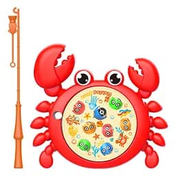 Рыбалка, 1 удочка, игровое поле-заводное, 8 рыбок, 66681A-66682A (в ассортименте)