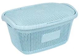 Корзина для білизни Violet House 1002 Віолетта Blue 28 л (6852878)