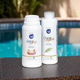 Хімія без хлору для басейну, СПА, джакузі та чанів Oxy SPA, комплекс для знезараження 2 × 400 мл
