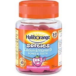 Кальцій + Вітамін D Haliborange Softies Strawberry 30 цукерок