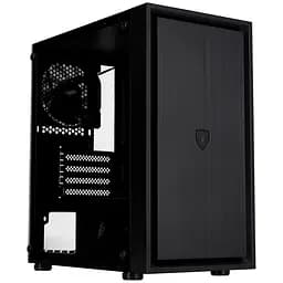 Корпус 1stPlayer B5-M-BK-3F черный без блока питания (B5-M-BK-3F)