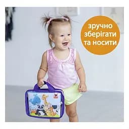 Дитяча м'яконабивна розвиваюча книжка Тварини Macik МС 070301-03 7 сторінок 42 тварини - мініатюра 6