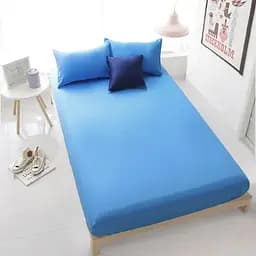 Простыня Hobby Poplin Gold на резинке 200x120 см K.Mavi (608376)