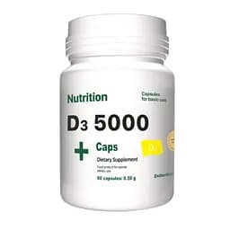 Вітаміни та мінерали EntherMeal D3 5000 60 капсул