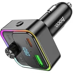 FM-трансмітер Hoco E81 Fantasy Black (6942007612296) [142008] - мініатюра 2