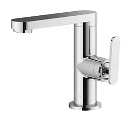 Смеситель для умывальника Kohlman Boxine хром низкий QB100B Хром