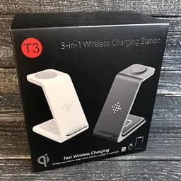 Зарядний пристрій T3 3-в-1 (iPhone Watch AirPods) 15 W FAST - мініатюра 2