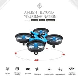 Квадрокоптер JJRC H36 Mini (Black/Blue) [20045] - мініатюра 4