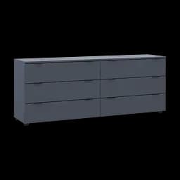 Комод Doros Рон 9 Графіт 6 Шухлядок 160х38х62 (41516176) - мініатюра 5