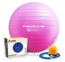 М'яч для фітнесу (фітбол) Power System PS-4011 Ø55 cm PRO Gymball Pink (4011PI-0)
