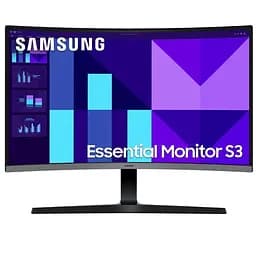 Монітор 27" Samsung Essential S3 VA 1800R FullHD / 100Hz / sRGB 95 % / Eye Saver Mode