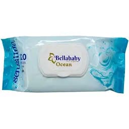 Влажные салфетки детские Babylbella "Sensitive" с клапаном, без алкоголя и парабенов, 120 шт.