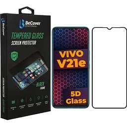 Захисне скло BeCover для Vivo V21E Black (707246)
