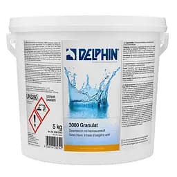 Безхлорний засіб для басейну Delphin 3000 5 кг гранули для дезінфекції води