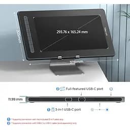 Графічний монітор XP-Pen Artist 13 2nd Gen Black [111951] - мініатюра 10