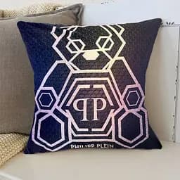 Подушка 3D велюрова декоративна Philipp Plein 35х35 см