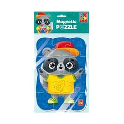 Дитячий магнітний пазл "Єнот" Vladi Toys VT3205-91, 12 елементів