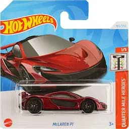 Базова машинка Hot Wheels Quarter Mile Heroes McLaren P1 червона (5785)   