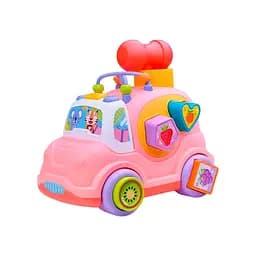 Детская развивающая игрушка "Машинка-сортер" HUANGER HE0548 музыка, свет, 24 см