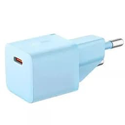 Мережевий зарядний пристрій Baseus GaN5 Fast Charger Xiaomini 1C 20W EU CCGN050103 Blue - мініатюра 2