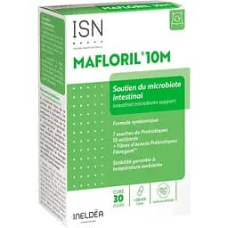 Симбіотики Ineldea Mafloril-10m Здорова мікрофлора кишківника, імунітет та травлення 30 капсул