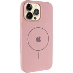 Чехол Epik Silicone Case Full Protective AA V2 with MagSafe для Apple iPhone 16 Pro 6.3 Розовый/Pink Sand