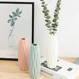 Ваза для квітів 14275 5.5х21 см блакитна - мініатюра 7