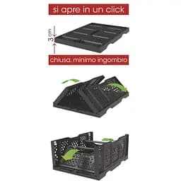 Ящик для зберігання складаний OPLA 40x30x17h кремовий - мініатюра 3