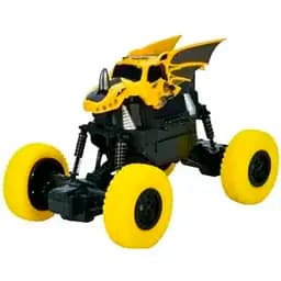 Машина джип на радіокеруванні 645B-647B армотизатори гумові колеса акумулятор USB-зарядне 19 см Жовтий