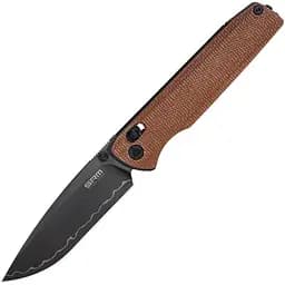 Ніж складаний SRM Terrier 258L-MN2, коричневий
