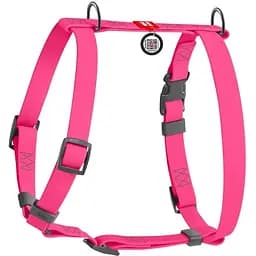 Шлея для собак Waudog Waterproof водостійка анатомічна Н-подібна з QR-паспортом, пластикова пряжка-фастекс, М