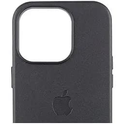 Чохол Leather Case with MagSafe для Apple iPhone 16 Pro Max Black AAA [119569] - мініатюра 3