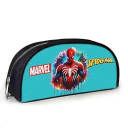 Пенал шкільний з принтом Людина-павук 23х10х8 см дитячий для дівчинки, хлопчика (3971)