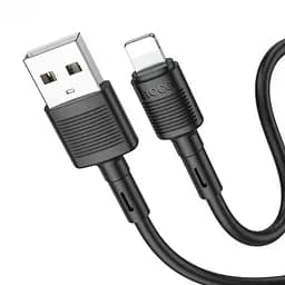 Кабель Hoco X83 iP Victory charging data cable Black
