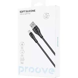 Кабель Proove Soft Silicone USB-A to Lightning 1m Black (CCSO20001101) [133328] - мініатюра 5
