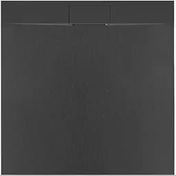 Душовий піддон Rea Bazalt 90x90 black REA-K3307 Чорний матовий