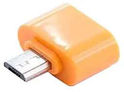 Переходник Dengos ADP-008 OTG USB - Micro-USB Orange