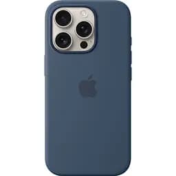 Чехол Silicone Case with MagSafe для iPhone 16 Pro Denim AAA [116587]