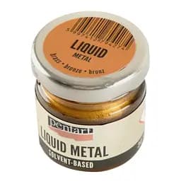 Фарба з ефектом рідкого металу на основі розчинника Бронза 30 мл Pentart