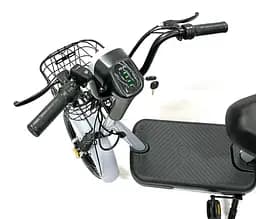 Электроскутер Двухместный Crosser Mini+Pas-система Сірий - мініатюра 5