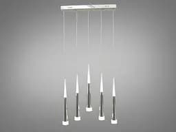 Сучасна світлодіодна люстра-підвіс потужністю 18 Вт для локального зас.