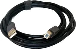 Кабель USB 2.0 AM - USB BM, 2 м, черный, Extradigital (KBU1803)
