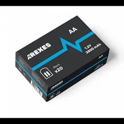Акумулятор пальчиковий 1 штука АА Arexes 2800mAh 1.2v NI-MH - мініатюра 2