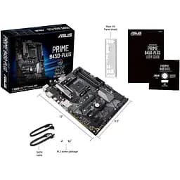 Материнська плата Asus Prime B450-PLUS sAM4 B450 2xDDR4 HDMI-DVI ATX - мініатюра 6